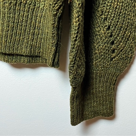 Almost Famous Juniors' Pointelle Color Block Sweater XL - Picture 2 of 6